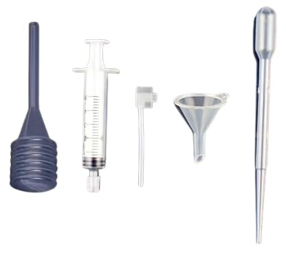 Zénitude Glasworks parfymflaska påfyllningssats – spruta, pipett, tratt + andra 5-delat kit