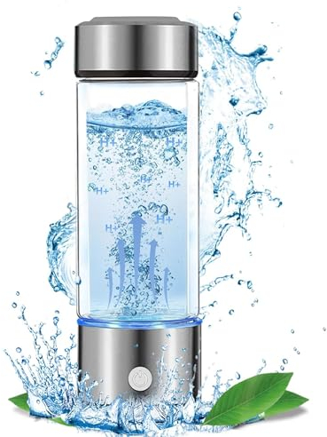 HOIDOKLY Bottiglia d'acqua idrogeno, macchina portatile di ionizzatore d'acqua idrogeno