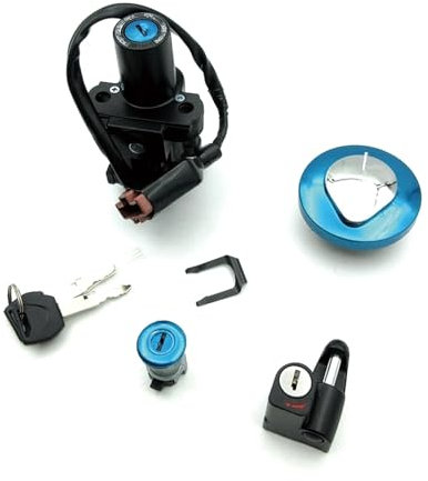 Motorrad Zündschalter Für CRF250 CRF250L/LA CRF 250L Motorrad Zündschloss Kraftstoff Tankdeckel Abdeckung Sitz Griff Schlösser Enthalten Schlüssel 1 Set(Full Set)