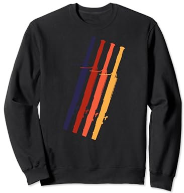 Musikinstrument retro Fagott Sweatshirt