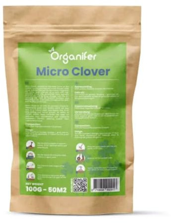 Micro Trèfle - (100 G - 50 M2) - Trèfle Pour Pelouses - Graines - Pures - Blanc - D'Herbe - Gazon - Organifer