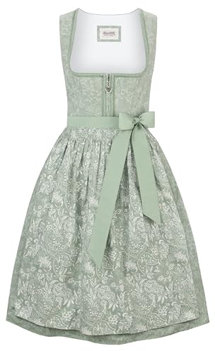 Stockerpoint Damen Dirndl Karoline I Größe 32-48 I Bequemes Trachtenkleid mit Schürze & liebevollen Details I Atmungsaktiv & pflegeleicht I Perfekt für Trachten & Festlichkeiten