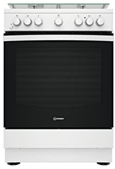 Indesit - Cucina a gas IS67G4PHW/E/1 - Cucina A Gas Con Forno Elettrico 60x60x90cm Bianca Con 4 Fuochi. Forno Con Piano Cottura Classe A