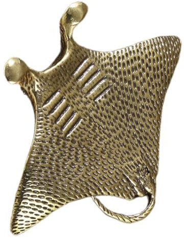 GAROZATION Retro Messing Fischskulptur Vintage Fisch Dekoration Für Aquarium Und Garten Antikes Design Elegantes Wohnaccessoire Geschenkidee Platzsparend Und Langlebig