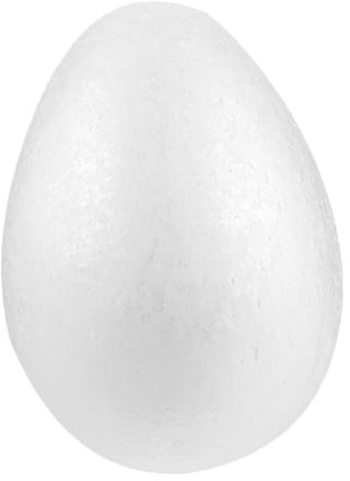 DECHOUS Uova decorative di Pasqua gonfiabile Mangiatore di uova fai da te uova di palla di schiuma uova molto grandi Decorare uova finte uova di schiuma uova finte artificiali bianca