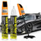 prowithlin Stylo Retouche Peinture Carrosserie - Efface Rayure Noire, Solution Rapide pour Carrosserie, Voiture Carrosserie & Jante Alu, Stylo Peinture Voiture (noir, 2 lots)