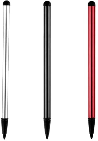 Leloco 3 Stück Tablet Stift für Alle Tablets 2 in 1 Universelles kapazitives Tablet Touchscreen-Stift kompatibel mit allen kapazitiven Touchscreen-Geräten, Handy, Tablet Verwendungszweck