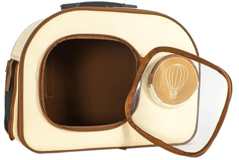 Katzenrucksack Tragetasche mit transparentem Fenster, Haustier-Reisetasche für Katzen und Welpen, bequemer Outdoor-Einsatz Hundetragerucksack