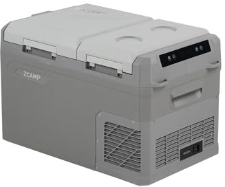 zcamp GES35 24L Kompressor Kühlbox Auto Kühlbox Elektrisch Dual Zone Tragbare Camping Gefrierbox 12/24v für Lkw, Boot, -20℃-20℃
