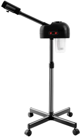 Gesichtsdampfgerät,Professionelle Gesichtsdampfer 800W Vapozon Beauty Sprayer Gesicht Kaltspritzmaschine Gesichtssauna Ozone Bedampfer 50hz Verstellbare Höhe-360° Drehen