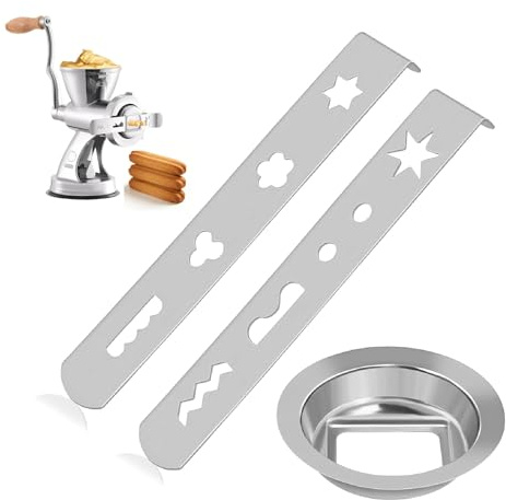 3 Piezas Juego de Accesorios para Cortadores de Galletas 8 Formas