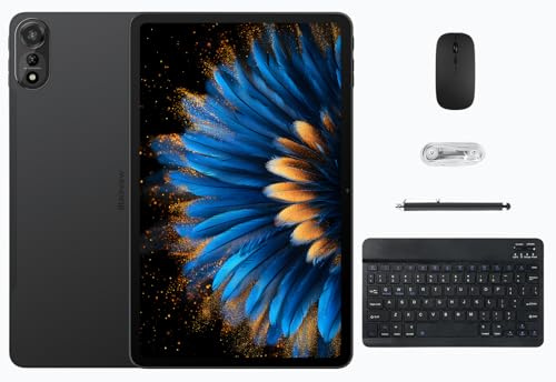 Blackview MEGA 2 | 12″ 2K+ Display | 24GB RAM + 256GB (2TB) | Himmelsgrau | 9000 mAh | 16MP + 8MP | Dual SIM | GPS | Wi-Fi & LTE | 2 Jahre Garantie | Inklusive BT-Tastatur & Drahtlose Maus