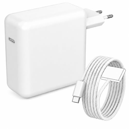 MacBook Ladekabel 96W USB-C Ladegerät Netzteil mit Magnetic 3 Anschluss, 2M magnetisches Ladekabel kompatibel mit MacBook Pro und Air 14/15/13 Zoll, M5 M4 M3 M2 M1, 2021-2026