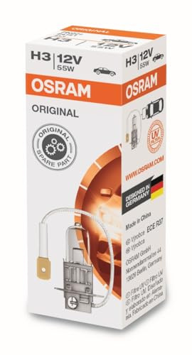 Osram ORIGINAL H3, 64151, 64151, 12V, 1er Faltschachtel, Halogenweiß