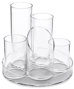 Osco ADT5 Stiftbehälter mit 5 Röhren aus klarem Acryl, Clear Acrylic