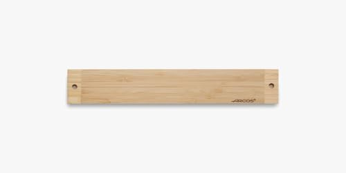 Arcos Magnetischer Messerhalter Bambus - Küchenorganizer, Sicherer Messeraufbewahrung, 300 x 45 mm, Serie Bamboo | Küchenorganizer für sichere Messeraufbewahrung. Serie Bamboo.