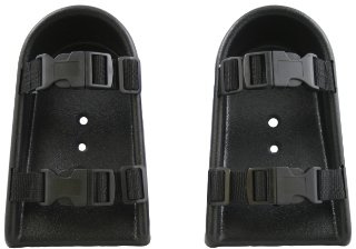 Rehabilitation Advantage Wheelchair Shoe Holders with Adjustable Straps