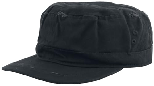 Black Premium by EMP Unisex Schwarze Vintage Army Cap