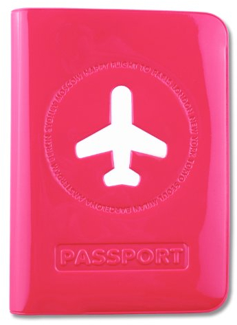 Passhülle Passport Cover Alife Design Reisepass Personalausweis Hülle Etui pink