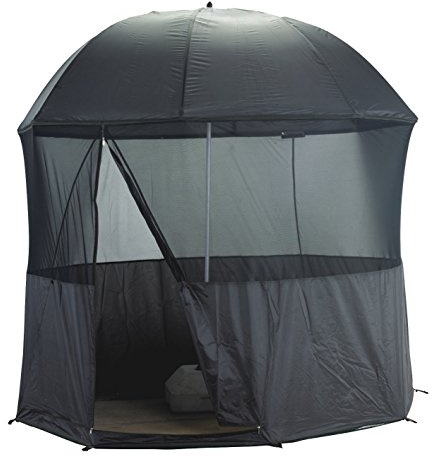 Behr Angeln Red Carp Schirmzelt mit Fliegenschutz, 2,50 m, 60517