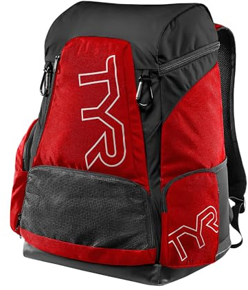 TYR Alliance Zaino, Rosso/Nero, Taglia Unica