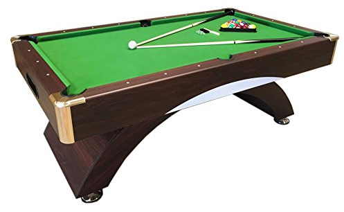 GRAFICA MA.RO S.R.L. Mesa de Billar Juegos de Billar Pool 7 ft Annibale Verde Carambola Medición de 188 x 94 cm Nuevo Embalado Disponible