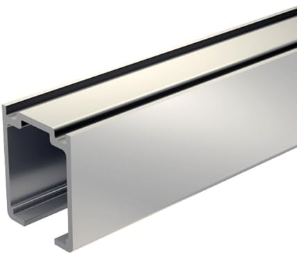 Laufschiene Aluminium 155 cm für Schiebetürbeschlag SLID'UP 1100 bis 80 kg, für Schiebetüren, Durchgangstüren, Zimmertüren