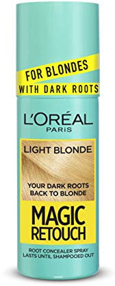 L'Oreal Magic Retouch - Spray istantaneo per ritocchi alla radice scura, colore biondo chiaro