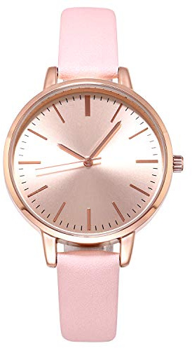 KIMOMT Womens Watches Leather Quartz Watch Waterproof Fashion Wristwatch for Women Ladies Girls