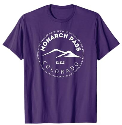 Monarch Pass Colorado - Elevated Mountain Pass T-Shirt