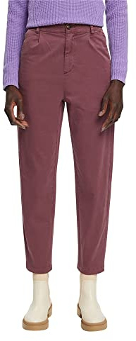 ESPRIT Chinohose mit Bundfalten