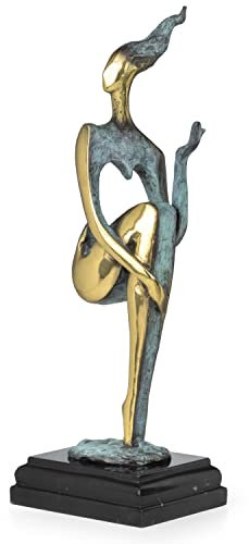 Moritz Bronzefigur Weiblicher Akt abstrakt Höhe 41 cm 3,5 kg Skulptur Statue Antik Bronze mehrfabig