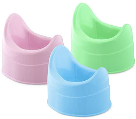 Chicco Anatomisches Töpfchen aus recyceltem Kunststoff, optimal zum Lernen auf die Toilette, Transaktion zum Entfernen der Windeln, verschiedene Farben (Farbe nicht wählbar)