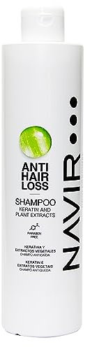 NAVIR Professional | Anti-Haarausfall Shampoo mit Rosmarin, Brennnessel und Ginseng – Kräftigung für feines, trockenes Haar – Ohne Sulfate – 500ml