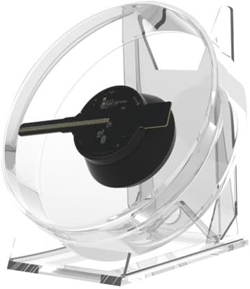 BOBVB Ventilateur d'hologramme LED 3D de Bureau, projecteur d'hologramme de Ventilateur 3D, Angle de Vision de 170 °, Images et vidéos de Support d'affichage à Distance, à Placer sur Les Bureaux, Les