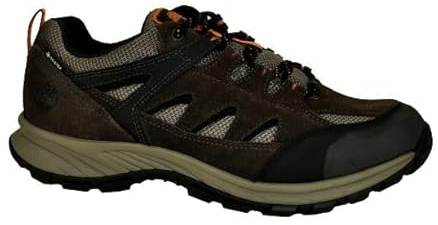 Timberland Herren Sadler Pass Waterproof Low Goretex Oxford Schuhe, Braun (Dark Brown Suede), 44.5 EU