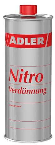 Diluizione nitro, 1 litro, senza aromi, diluente nitro di alta qualità, diluente universale, detergente per pennelli