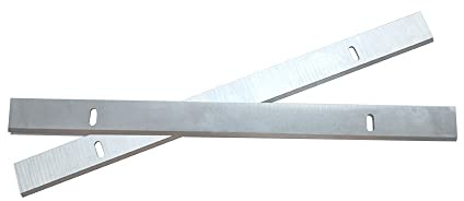 Lames de rabot HSS 210mm X 16.5mm X 1.5mm adaptées for Einhell TH-SP 204, TC-SP 204 rabot 210mm couteau de rabot outil de travail du bois 2 pièces