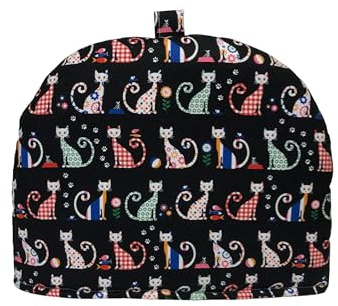Multicolour Cat Kittens Tea Cosy, Decorative Teapot Cover