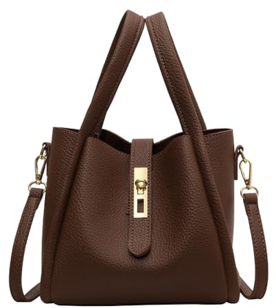 GETBSTOOP Umhängetasche for Damen, Magnetverschluss, Umhängetasche, PU-Leder mit Innentasche, Satchel-Tasche, solide Handtasche for Geschäftsreisen
