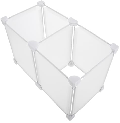Séparateurs Rangement Congélateur de Plastique en Blanc Coffre | Installation Facile, Design Multifonction, Séparation Pratique, Compatible Réfrigérateurs et Congélateurs, Rangement Organisé