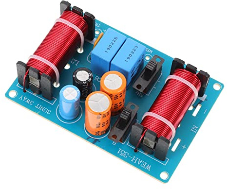 SHINEOFI Divisore Frequenze Audio Vie Regolabile Per Altoparlanti Auto Hifi Componenti Acustici Professionali