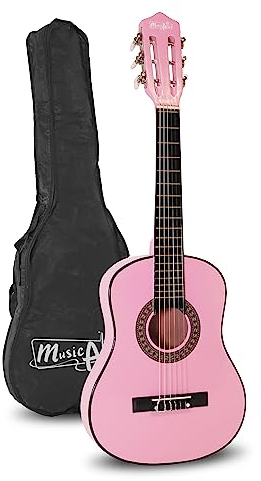 Musik Alley MA-51 Klassische Akustikgitarre Kindergitarre und Junior-Gitarre Pink