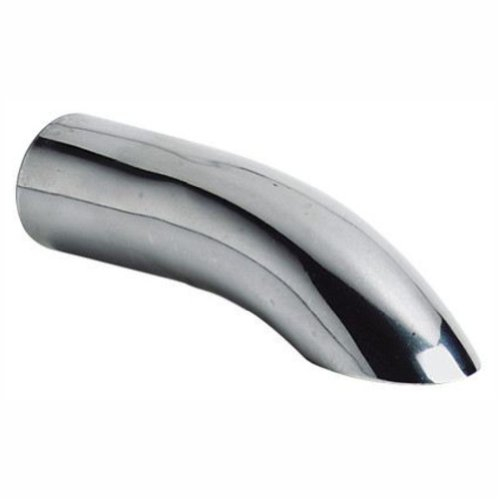 Lampa 60120 Auspuffblende 'T-6 Bent-end', Edelstahl, Durchmesser 50 mm