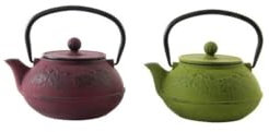 Hogar y Mas Tetera de Acero Colado con Filtro para Infusiones Original 0,8L 2 Colores