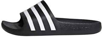 adidas Mixte enfant Adilette Aqua Slides Kids Slipper, Core Black / Cloud White / Core Black, 34 EU