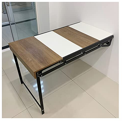 AMDHZ Wandtisch Klappbar, Doppelzweck Wand Klapptisch, Platzsparende Möbel Zum Balkon/Kleine Wohnung/Küche/Studie/Regal/Blumenstand/Stehtisch (Color : I)