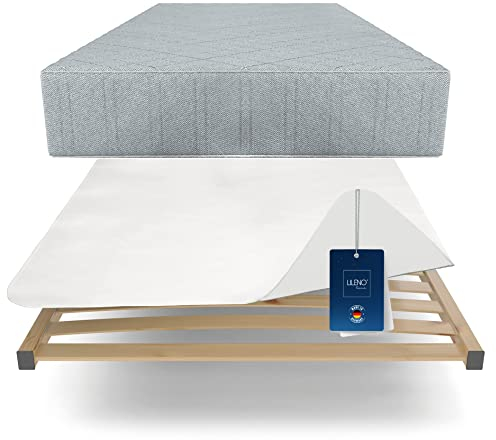 LILENO HOME Matratzen Anti Rutsch Matte für Lattenrost (160x200 cm) - Dünner Matratzenschoner für Matratze - Anti Rutsch Vlies als Matratzen Stopper - Waschbar