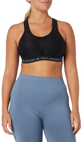 Champion Shock Absorber Women Ultimate Run Bra, Padded, Black