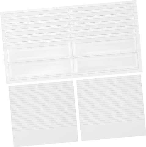 Ciieeo Selbstklebetaschen Für Etiketten Transparente Plastikhüllen Für Karten Selbstklebende Klarsichtkartenhalter Etikettenhalter Für Aufbewahrungsbehälter Sticker-organizer-aufbewahrung